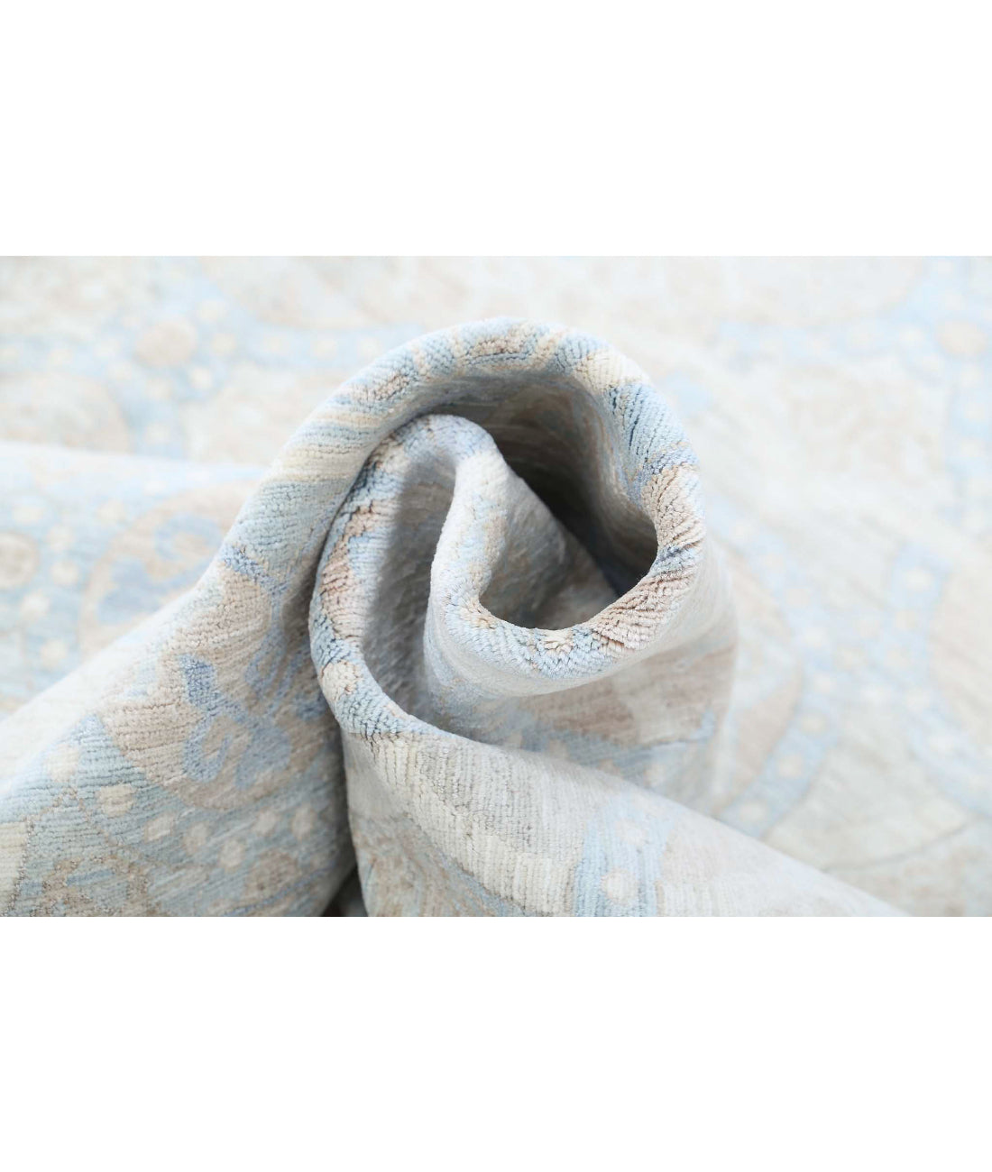 Ariana 8'0'' X 10'4'' Hand-Knotted Wool Rug 8'0'' x 10'4'' (240 X 310) / Grey / Ivory