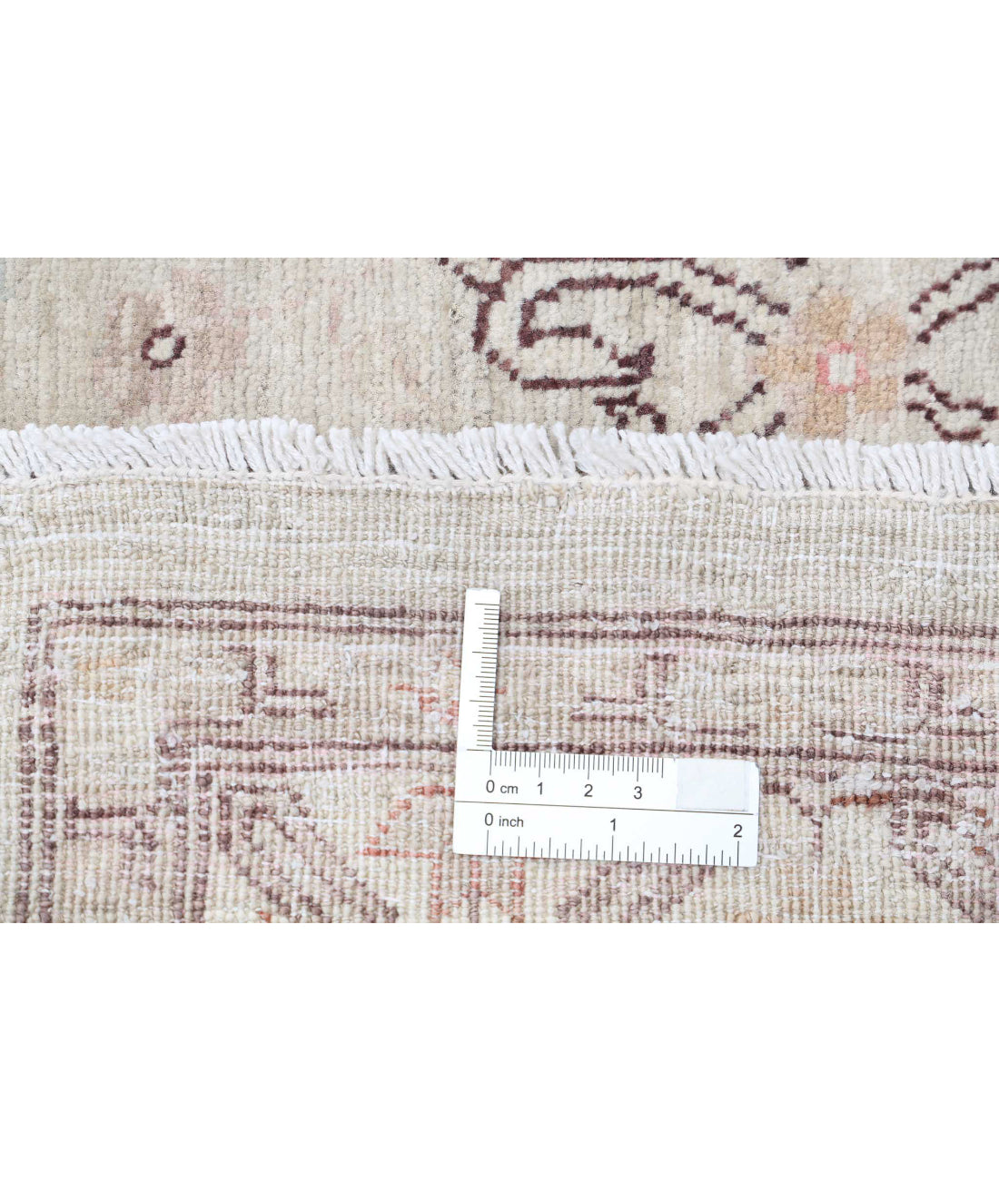 Ariana 8'0'' X 9'7'' Hand-Knotted Wool Rug 8'0'' x 9'7'' (240 X 288) / Green / Brown