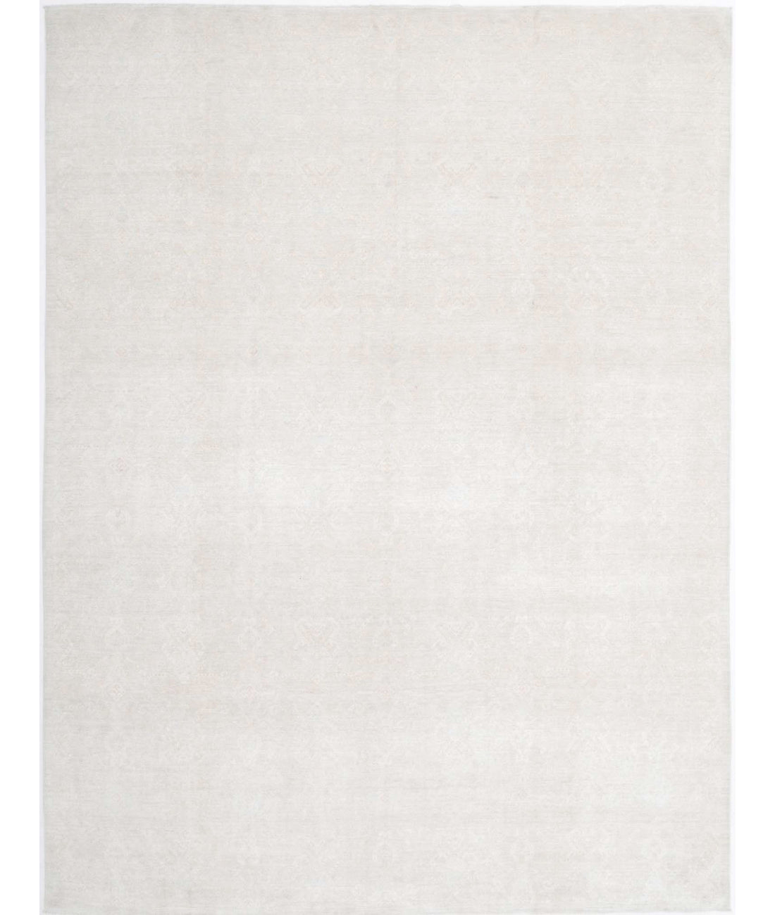 Artemix 8'9'' X 11'11'' Hand-Knotted Wool Rug 8'9'' x 11'11'' (263 X 358) / Ivory / Blue