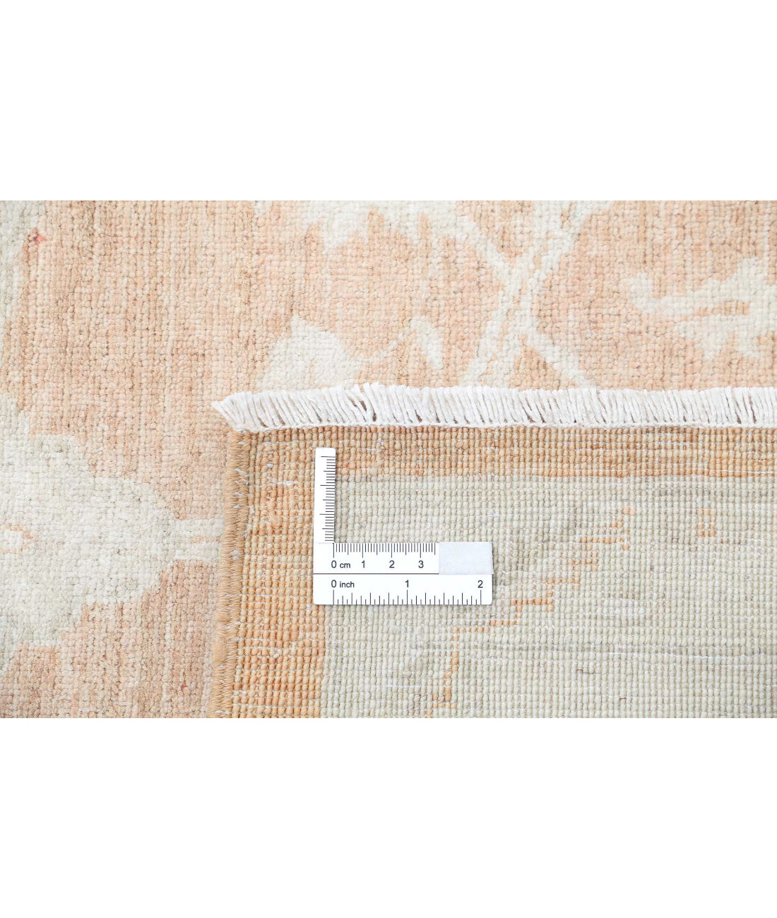Ariana 6'4'' X 9'4'' Hand-Knotted Wool Rug 6'4'' x 9'4'' (190 X 280) / Rust / Ivory