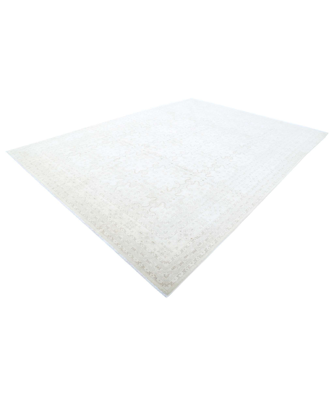 Ariana 9'10'' X 13'5'' Hand-Knotted Wool Rug 9'10'' x 13'5'' (295 X 403) / Ivory / Taupe