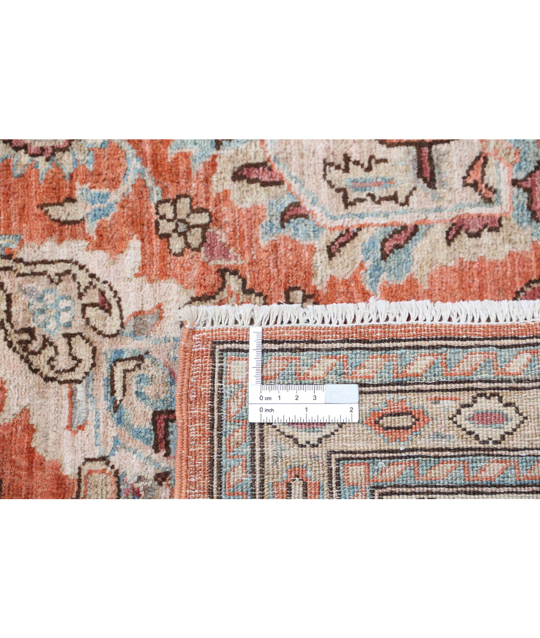 Ariana 8'10'' X 11'7'' Hand-Knotted Wool Rug 8'10'' x 11'7'' (265 X 348) / Pink / Beige