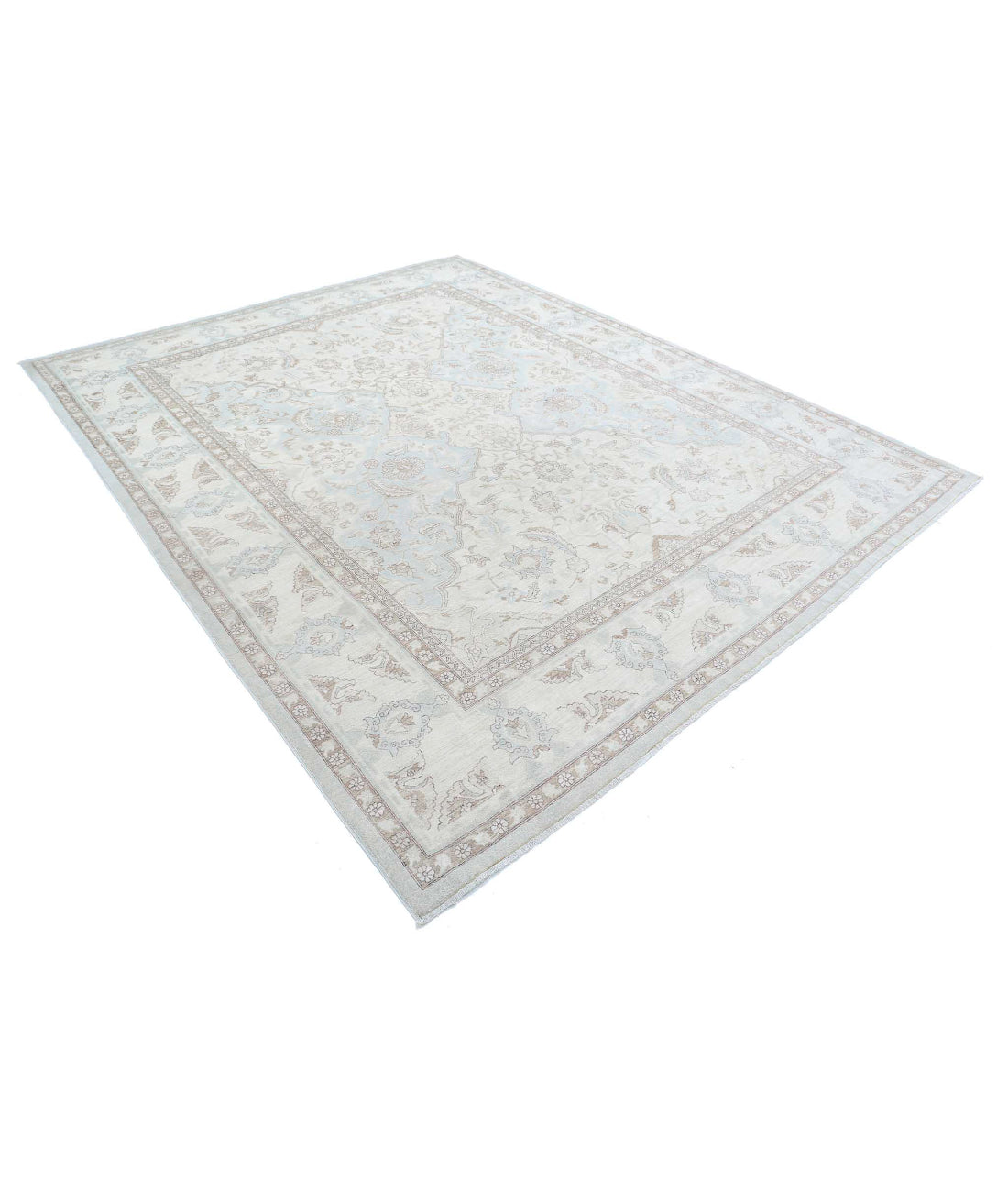 Ariana 7'11'' X 10'2'' Hand-Knotted Wool Rug 7'11'' x 10'2'' (238 X 305) / Ivory / Taupe