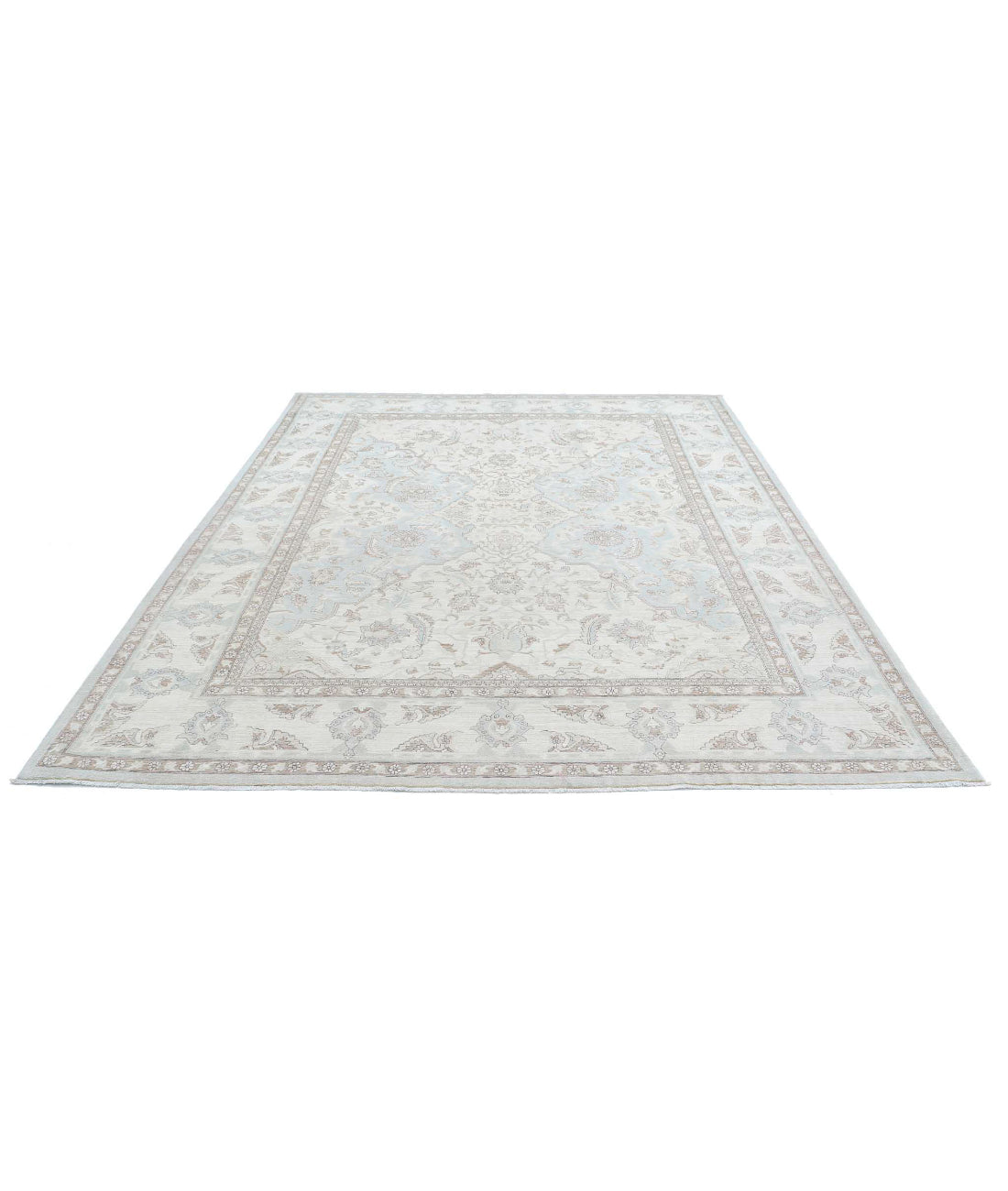Ariana 7'11'' X 10'2'' Hand-Knotted Wool Rug 7'11'' x 10'2'' (238 X 305) / Ivory / Taupe