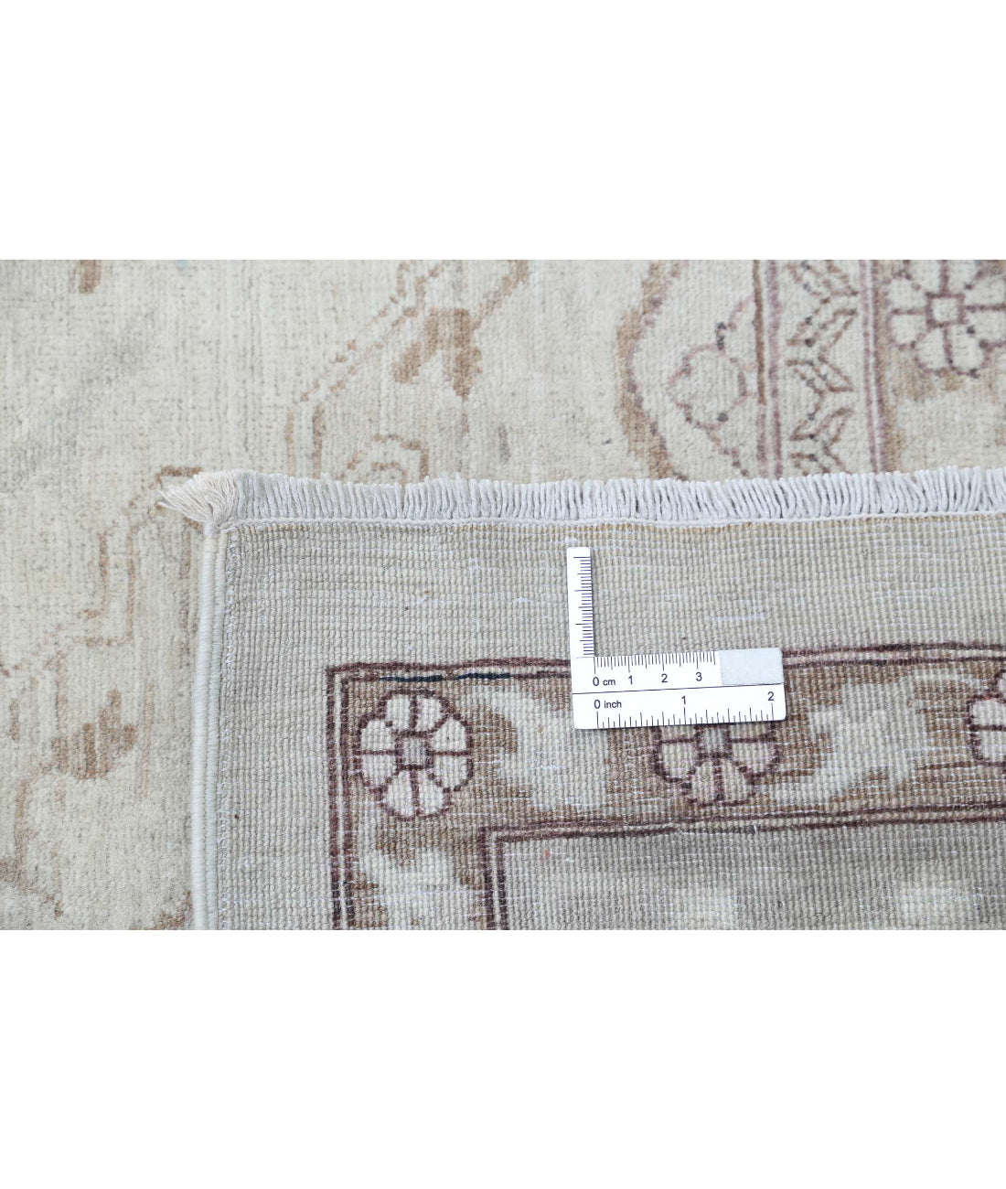 Ariana 7'11'' X 10'2'' Hand-Knotted Wool Rug 7'11'' x 10'2'' (238 X 305) / Ivory / Taupe