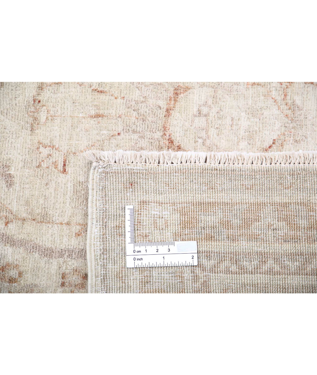 Ariana 8'0'' X 10'7'' Hand-Knotted Wool Rug 8'0'' x 10'7'' (240 X 318) / Ivory / Taupe