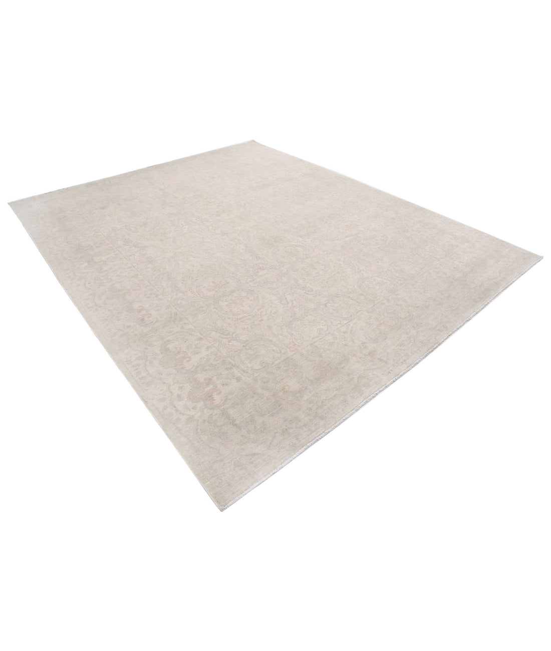 Ariana 8'2'' X 10'1'' Hand-Knotted Wool Rug 8'2'' x 10'1'' (245 X 303) / Ivory / Grey