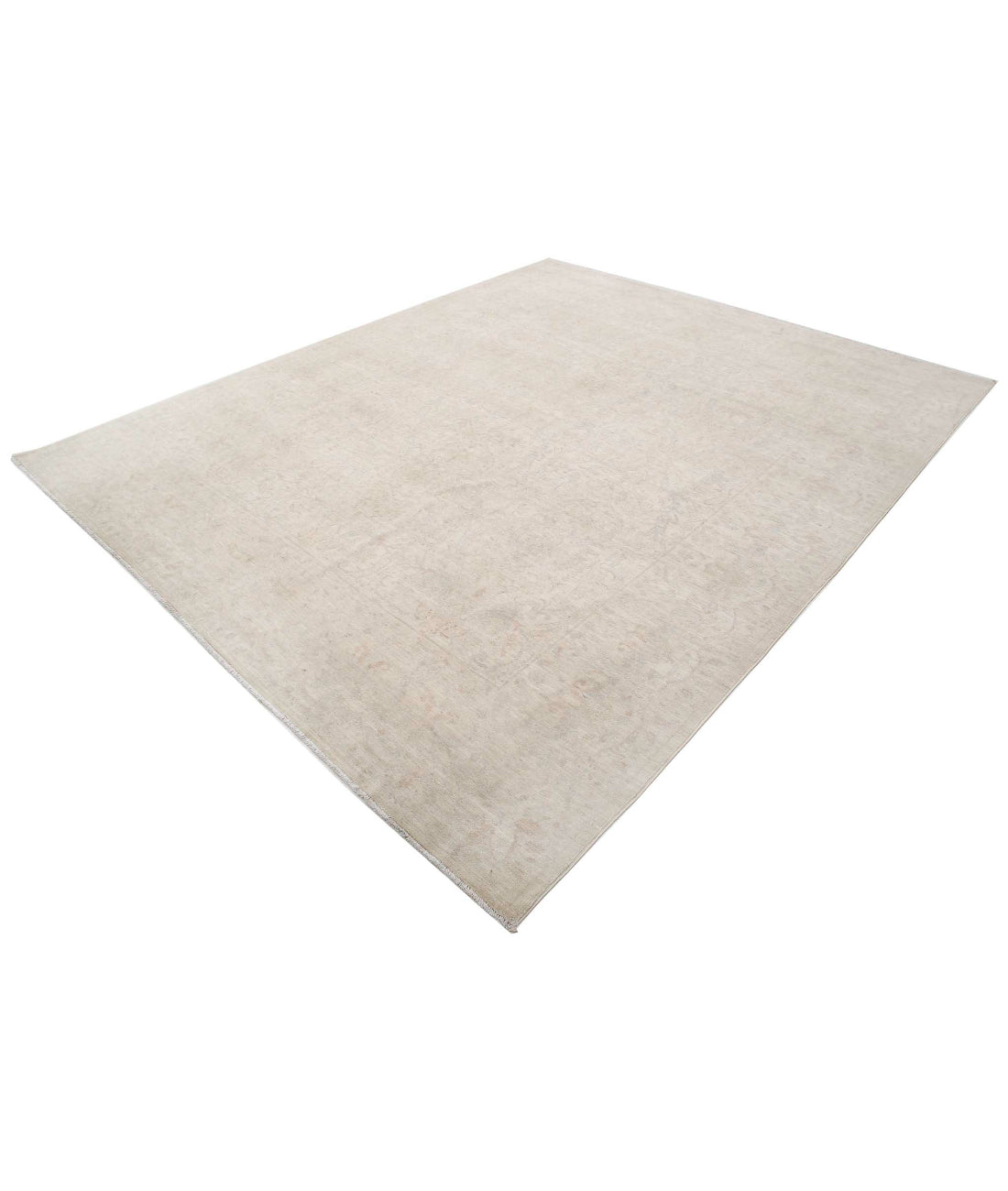 Ariana 8'2'' X 10'1'' Hand-Knotted Wool Rug 8'2'' x 10'1'' (245 X 303) / Ivory / Grey