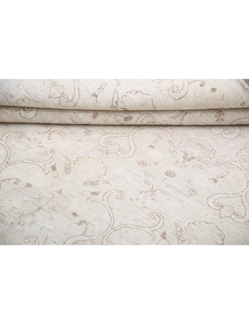 Artemix 6' 0" X 7' 9" Hand-Knotted Wool Rug 6' 0" X 7' 9" (183 X 236) / Ivory / Ivory