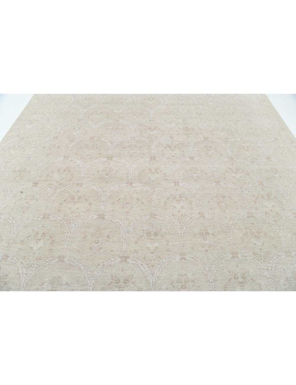 Artemix 8' 9" X 11' 3" Hand-Knotted Wool Rug 8' 9" X 11' 3" (267 X 343) / Beige / Ivory