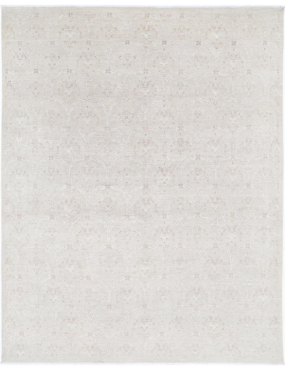 Artemix 8' 9" X 11' 3" Hand-Knotted Wool Rug 8' 9" X 11' 3" (267 X 343) / Beige / Ivory