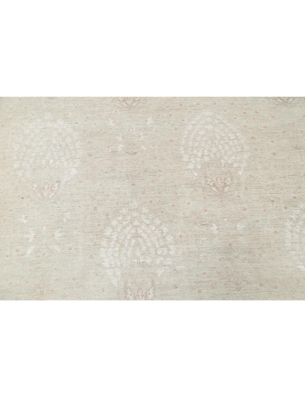 Artemix 8' 5" X 11' 1" Hand-Knotted Wool Rug 8' 5" X 11' 1" (257 X 338) / Taupe / Ivory