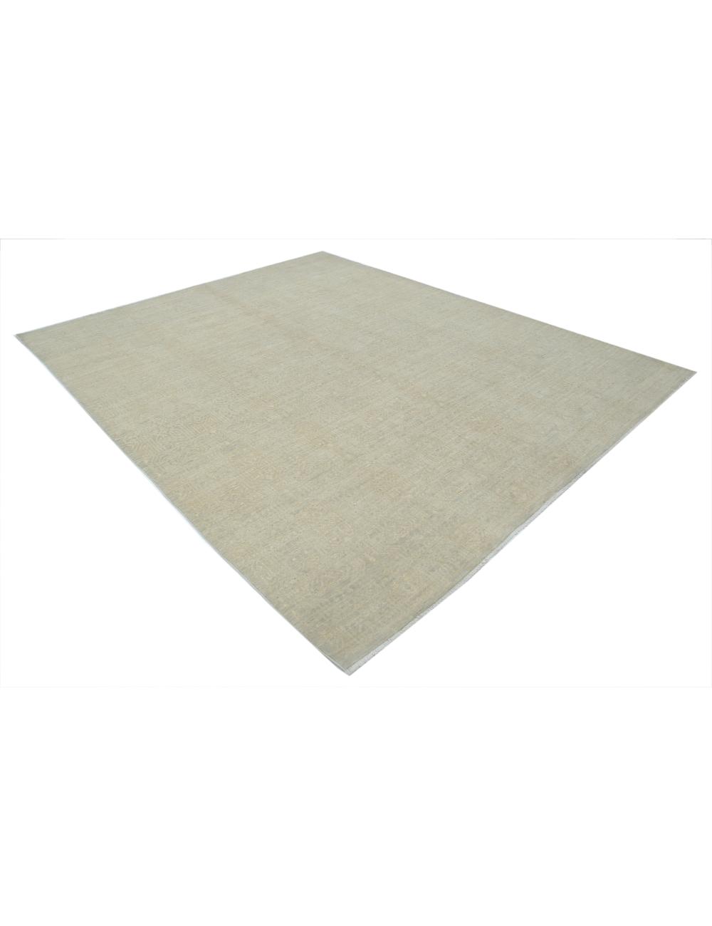 Artemix 8' 0" X 9' 6" Hand-Knotted Wool Rug 8' 0" X 9' 6" (244 X 290) / Grey / Tan