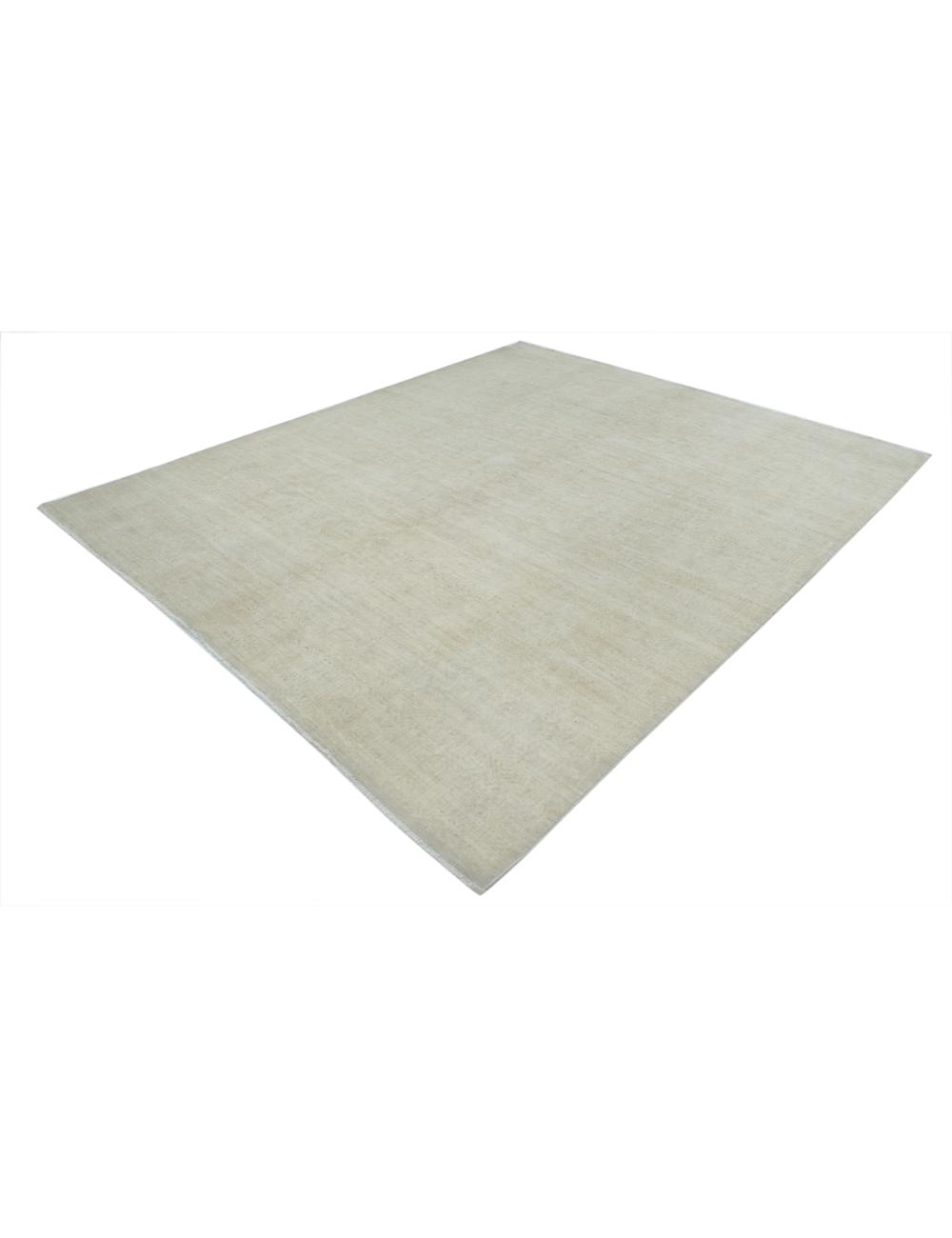 Artemix 8' 0" X 9' 6" Hand-Knotted Wool Rug 8' 0" X 9' 6" (244 X 290) / Grey / Tan