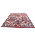 Artemix 7'8'' X 9'11'' Hand-Knotted Wool Rug 7'8'' x 9'11'' (230 X 298) / Red / Blue