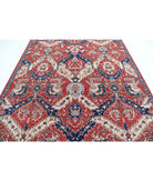 Artemix 7'8'' X 9'11'' Hand-Knotted Wool Rug 7'8'' x 9'11'' (230 X 298) / Red / Blue