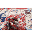 Artemix 7'8'' X 9'11'' Hand-Knotted Wool Rug 7'8'' x 9'11'' (230 X 298) / Red / Blue