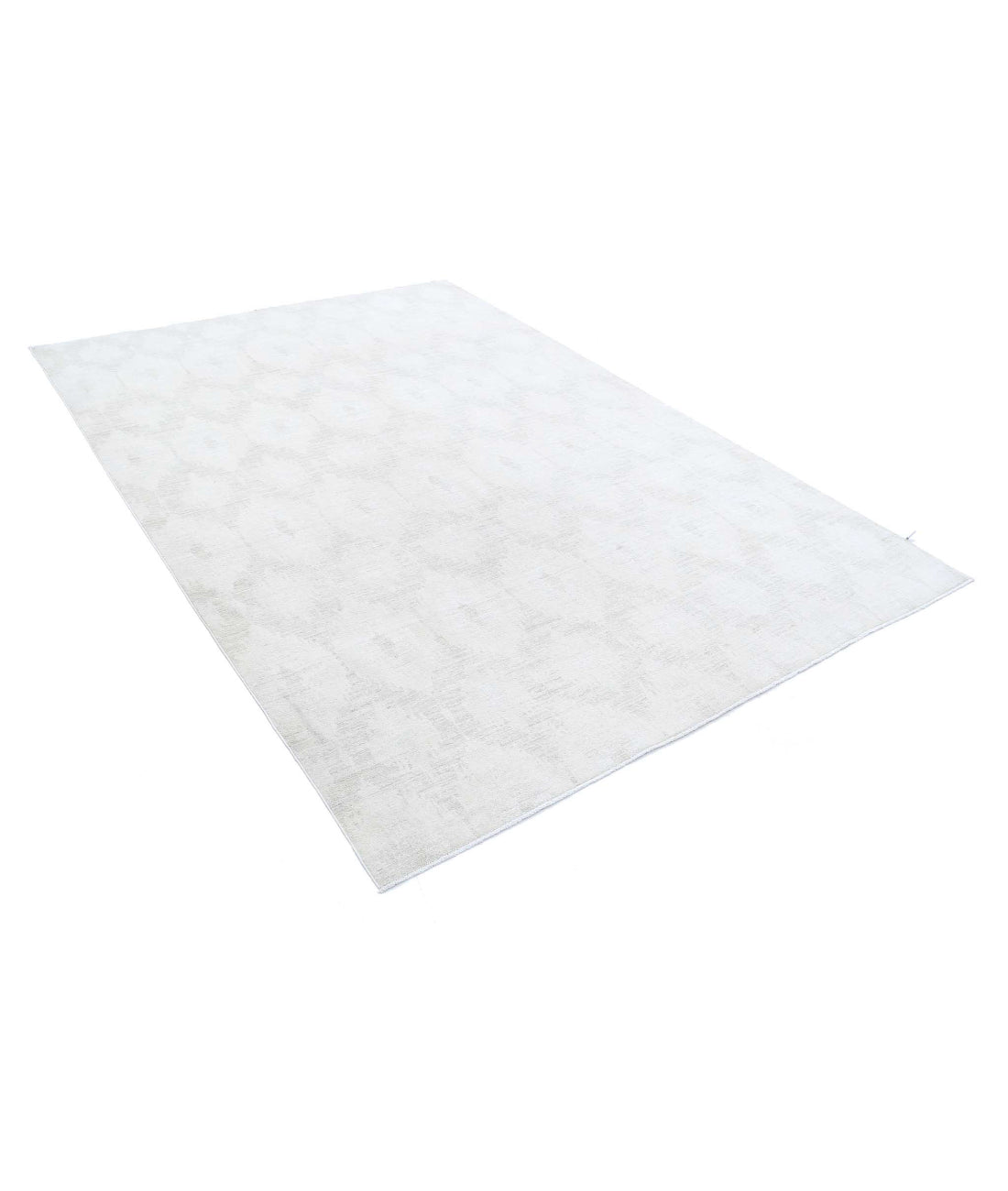 Artemix 6'1'' X 8'10'' Hand-Knotted Wool Rug 6'1'' x 8'10'' (183 X 265) / Grey / Ivory