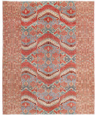 Artemix 6'9'' X 8'4'' Hand-Knotted Wool Rug 6'9'' x 8'4'' (203 X 250) / Multi / Rust