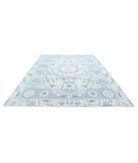Artemix 9'0'' X 11'10'' Hand-Knotted Wool Rug 9'0'' x 11'10'' (270 X 355) / Blue / Grey