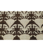 Artemix 8'8'' X 12'2'' Hand-Knotted Wool Rug 8'8'' x 12'2'' (260 X 365) / Brown / Ivory