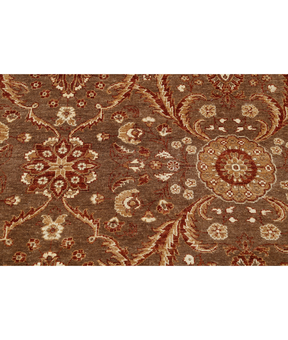 Artemix 8'0'' X 9'8'' Hand-Knotted Wool Rug 8'0'' x 9'8'' (240 X 290) / Tan / Rust