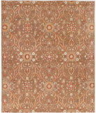 Artemix 8'0'' X 9'8'' Hand-Knotted Wool Rug 8'0'' x 9'8'' (240 X 290) / Tan / Rust