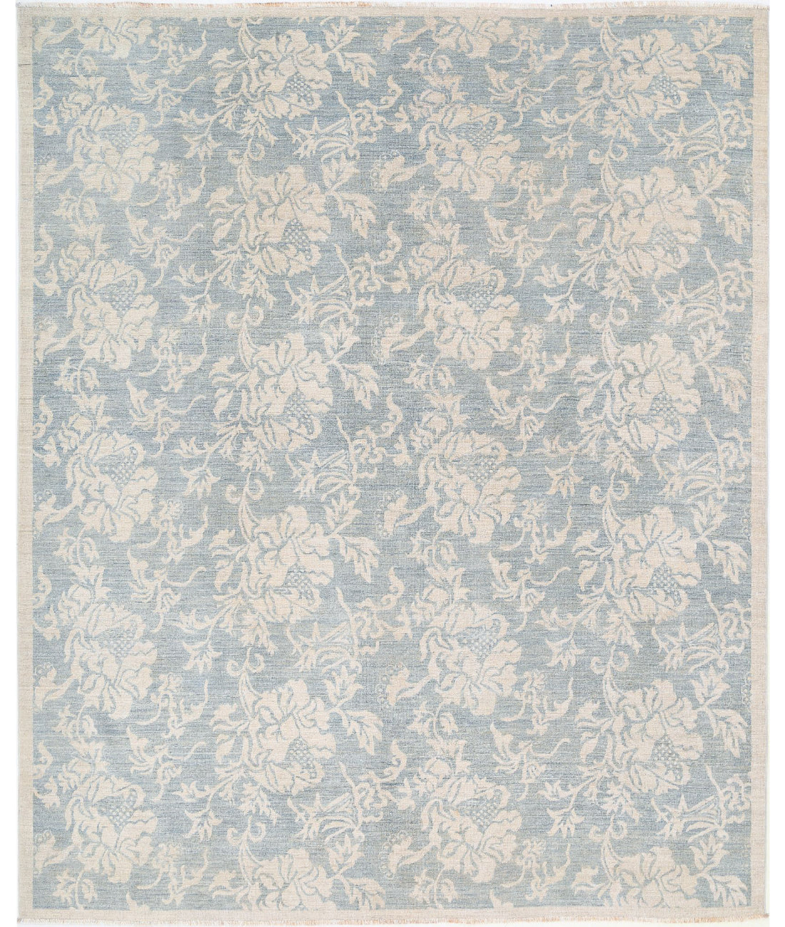 Artemix 8'1'' X 9'9'' Hand-Knotted Wool Rug 8'1'' x 9'9'' (243 X 293) / Grey / Ivory