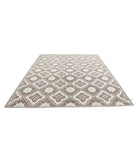 Artemix 7'11'' X 10'0'' Hand-Knotted Wool Rug 7'11'' x 10'0'' (238 X 300) / Brown / Ivory