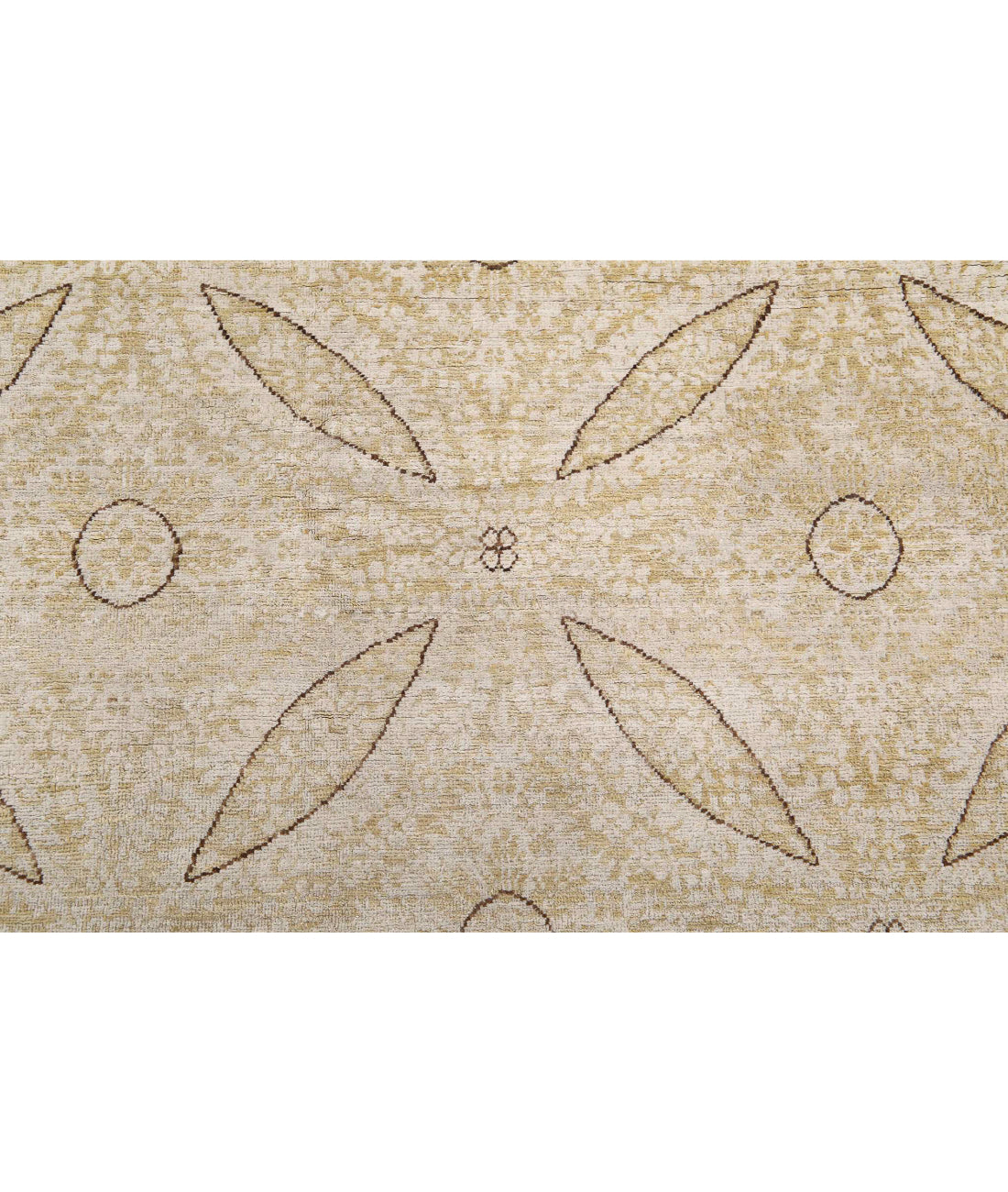 Artemix 8'1'' X 9'8'' Hand-Knotted Wool Rug 8'1'' x 9'8'' (243 X 290) / Gold / Ivory