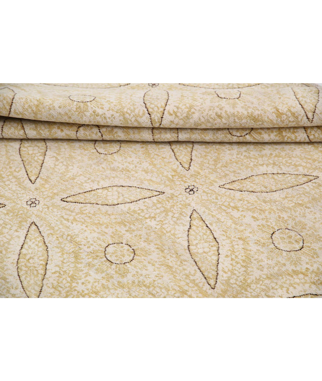 Artemix 8'1'' X 9'8'' Hand-Knotted Wool Rug 8'1'' x 9'8'' (243 X 290) / Gold / Ivory