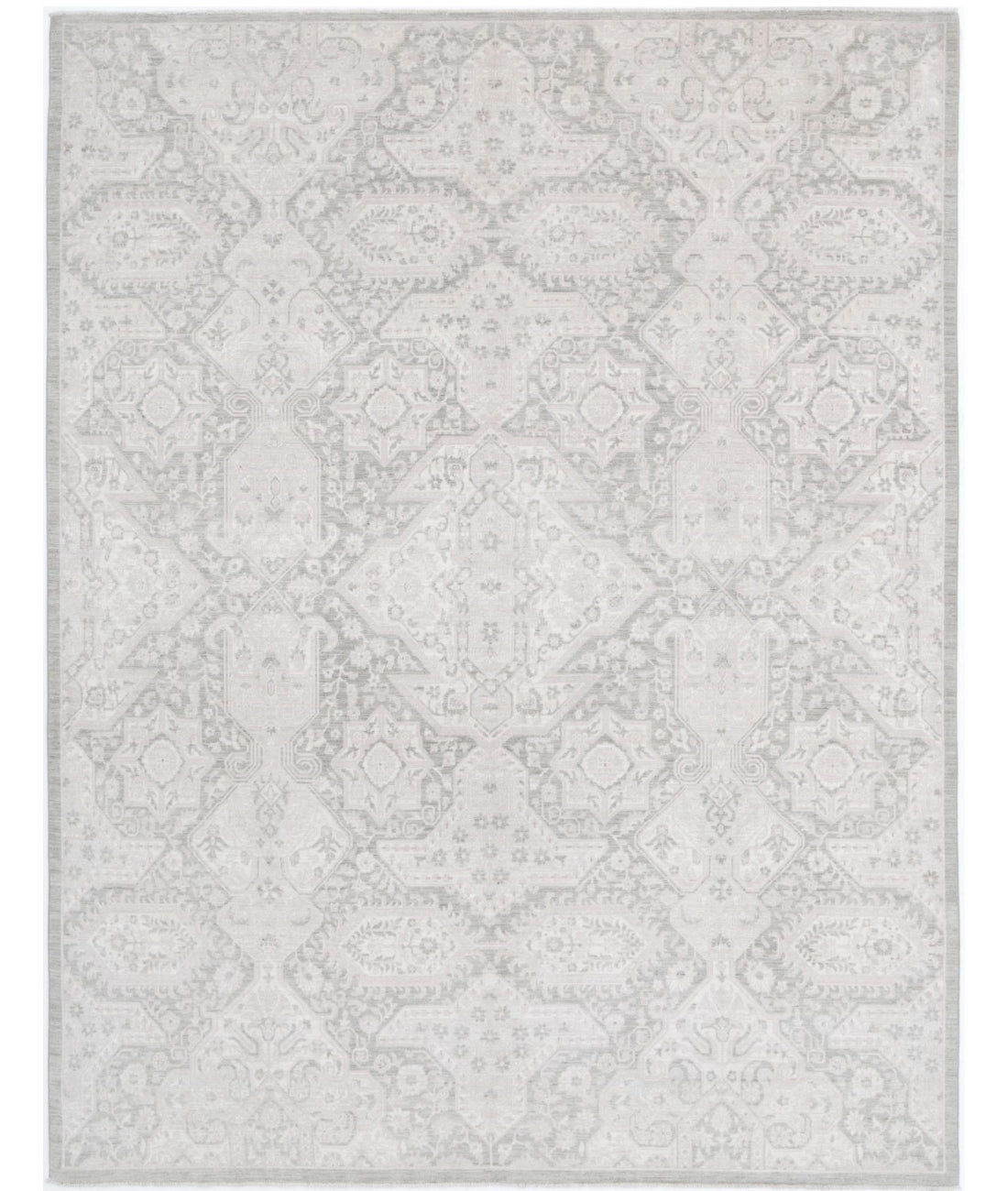 Artemix 7'8'' X 9'11'' Hand-Knotted Wool Rug 7'8'' x 9'11'' (230 X 298) / Taupe / Ivory