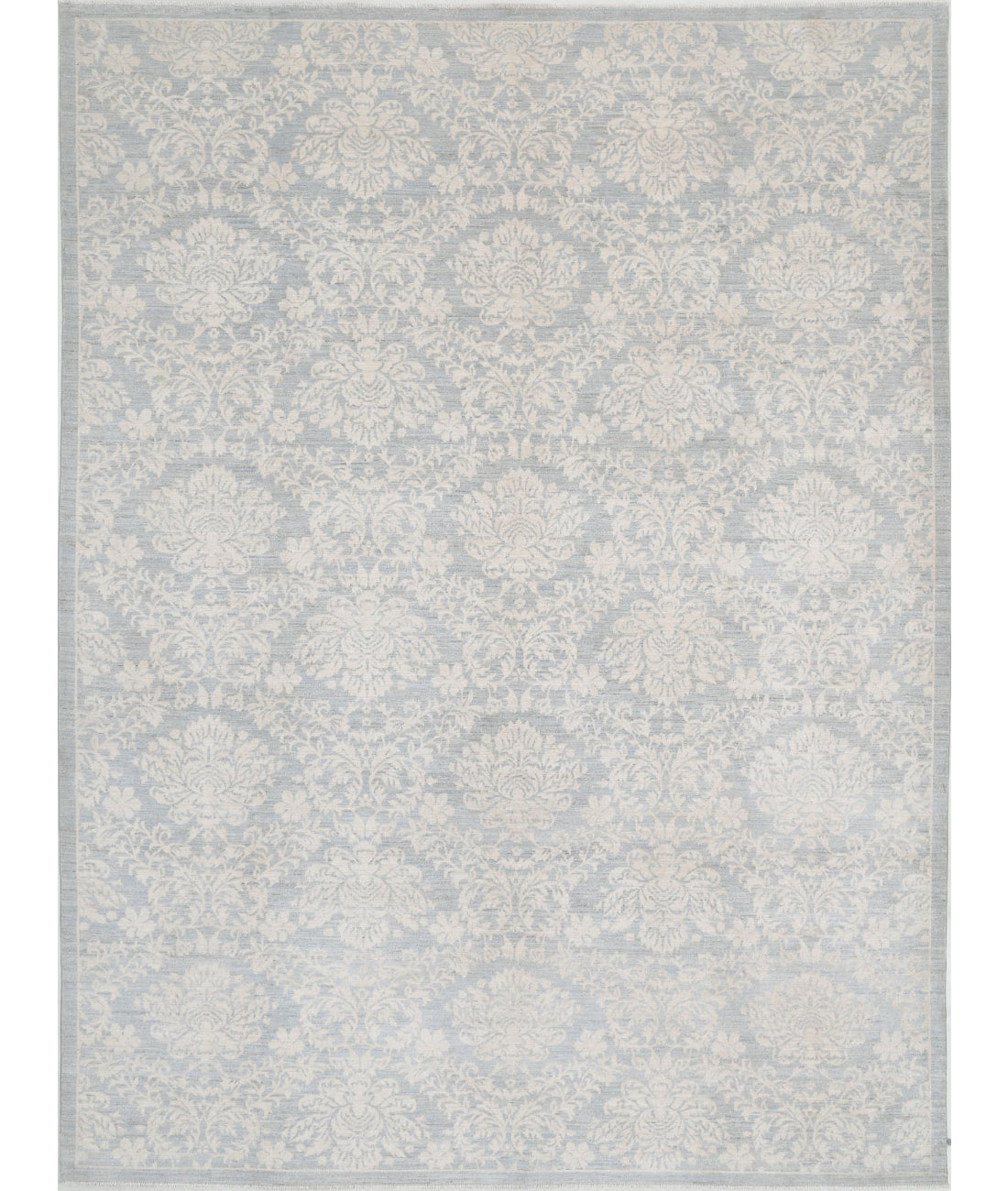 Artemix 10'2'' X 13'2'' Hand-Knotted Wool Rug 10'2'' x 13'2'' (305 X 395) / Grey / Ivory