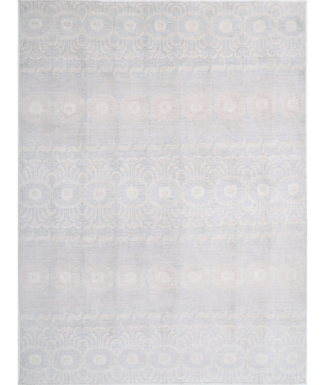 Artemix 8'9'' X 11'3'' Hand-Knotted Wool Rug 8'9'' x 11'3'' (263 X 338) / Grey / Grey