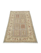 Bakhtiari 2' 9" X 4' 11" Hand-Knotted Wool Rug 2' 9" X 4' 11" (84 X 150) / Blue / Ivory