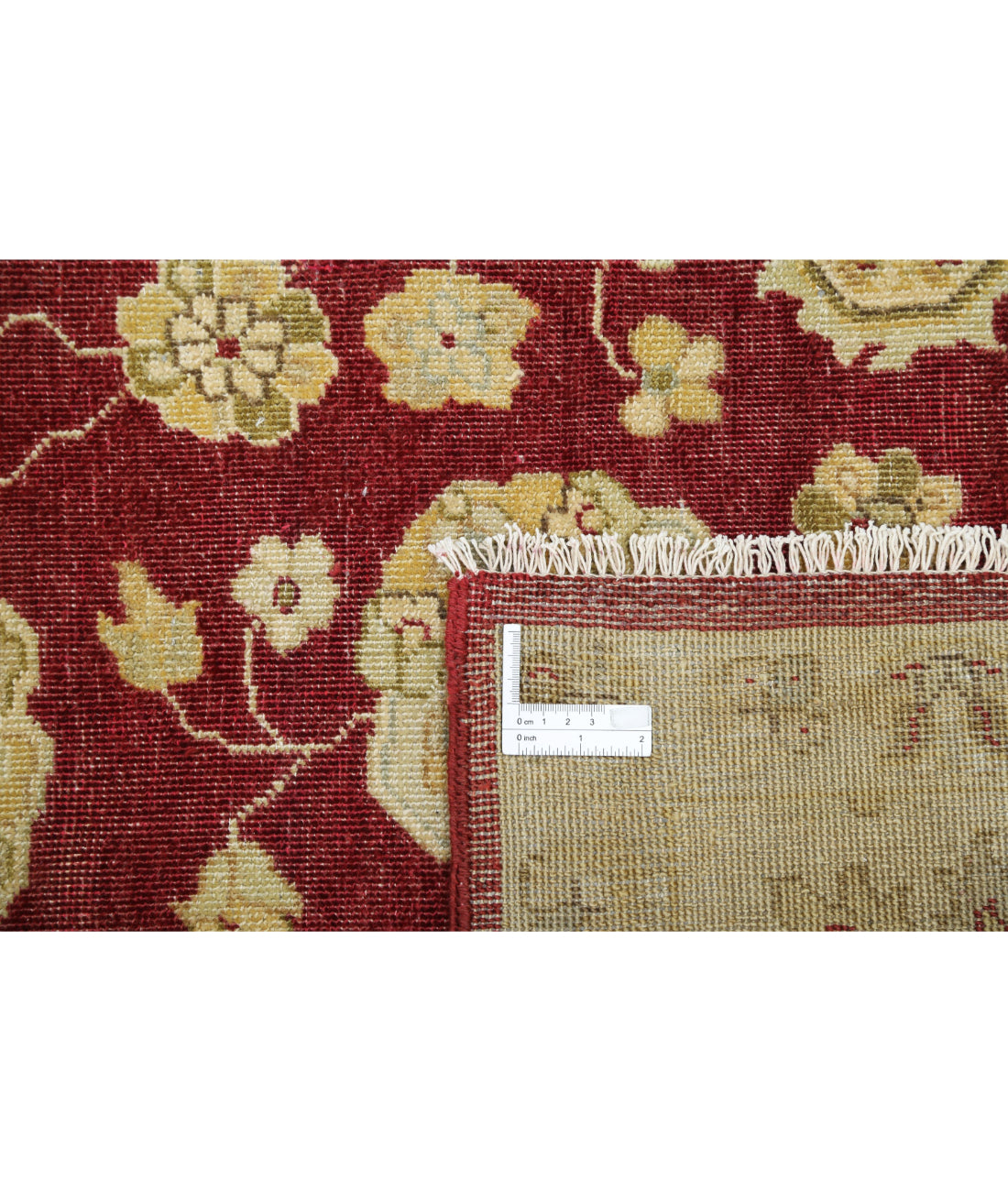 Ziegler 8'10'' X 11'4'' Hand-Knotted Wool Rug 8'10'' x 11'4'' (265 X 340) / Red / Ivory