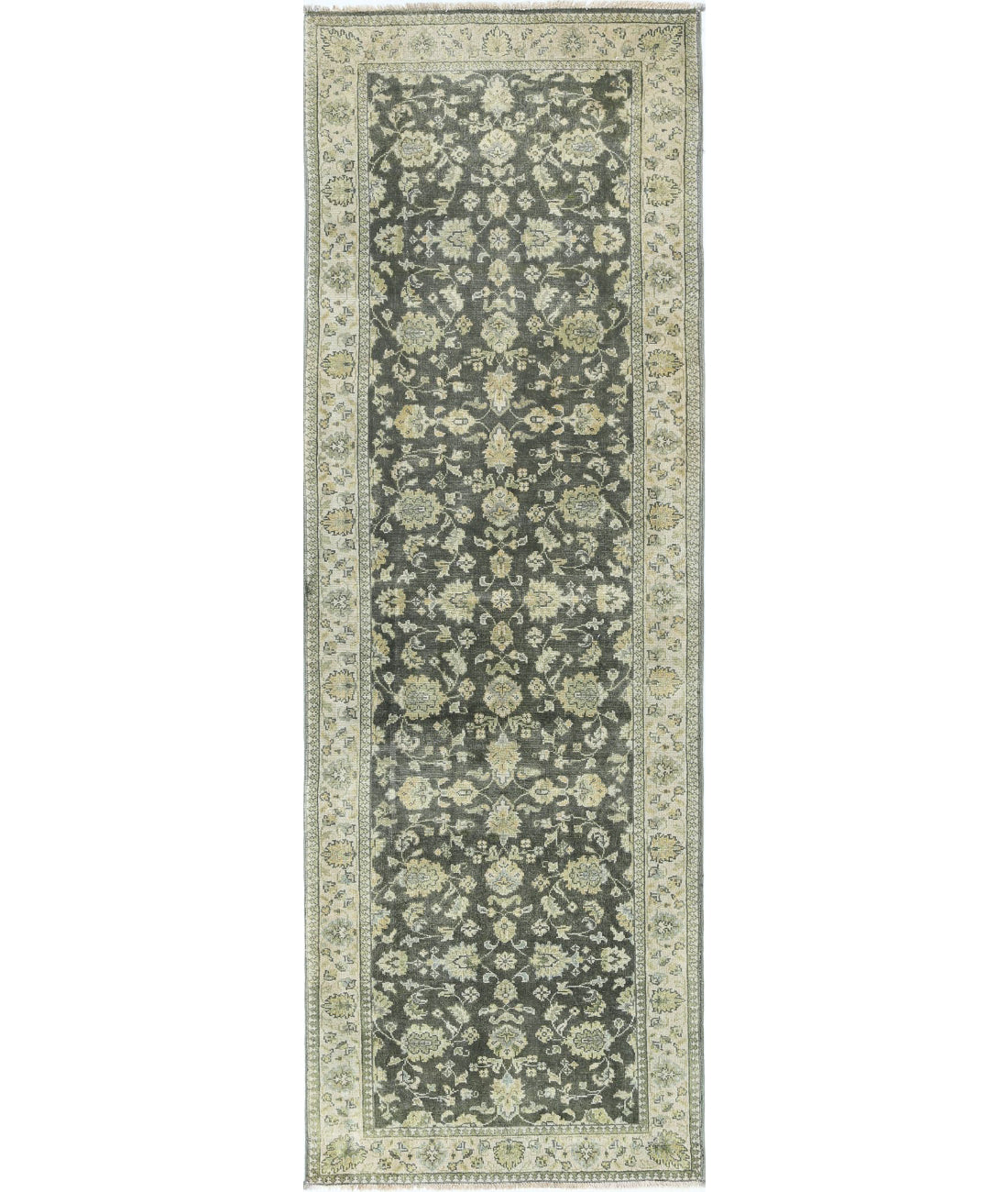 Ziegler 2'6'' X 7'9'' Hand-Knotted Wool Rug 2'6'' x 7'9'' (75 X 233) / Green / N/A
