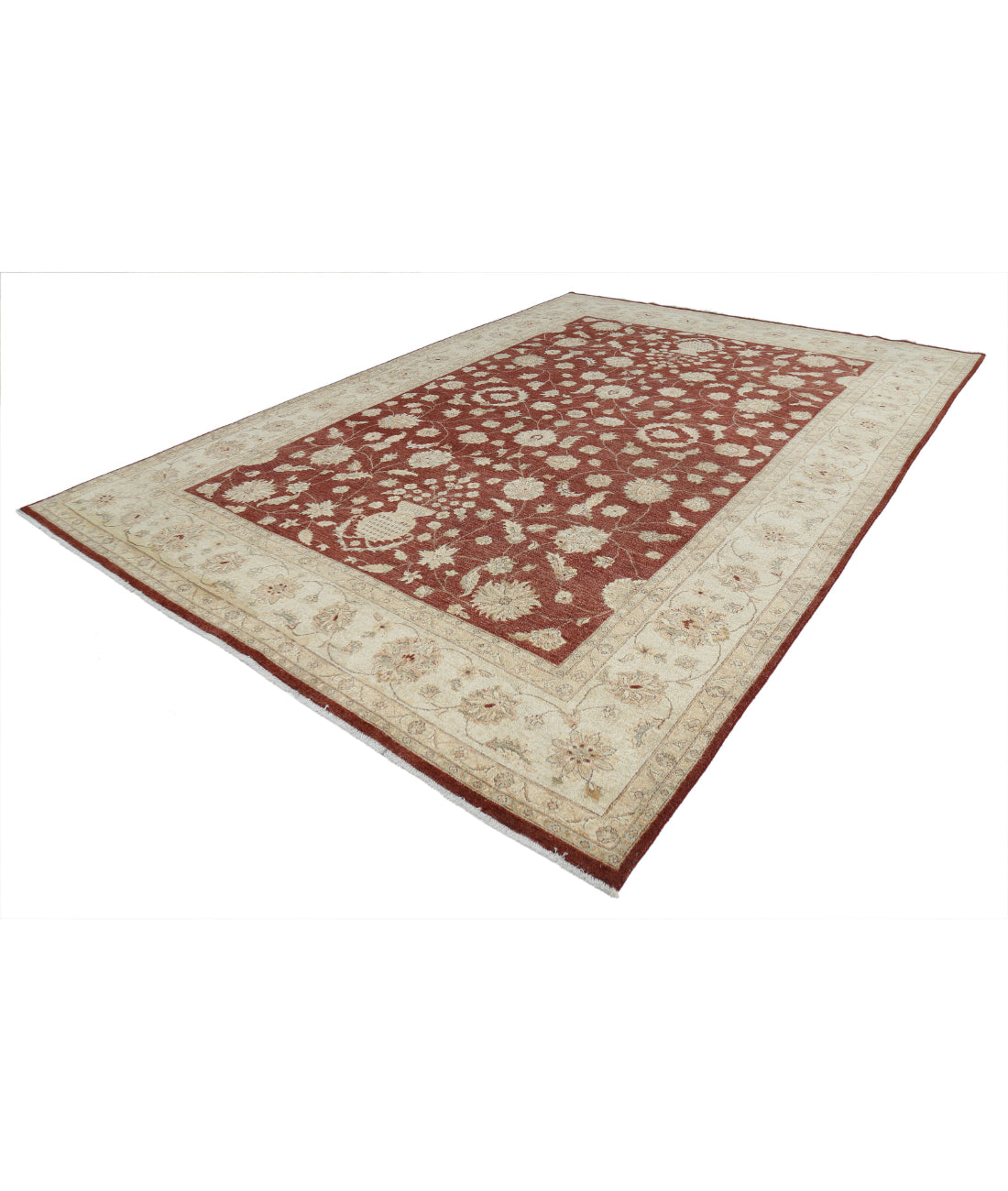 Ziegler 9'10'' X 13'9'' Hand-Knotted Wool Rug 9'10'' x 13'9'' (295 X 413) / Rust / N/A