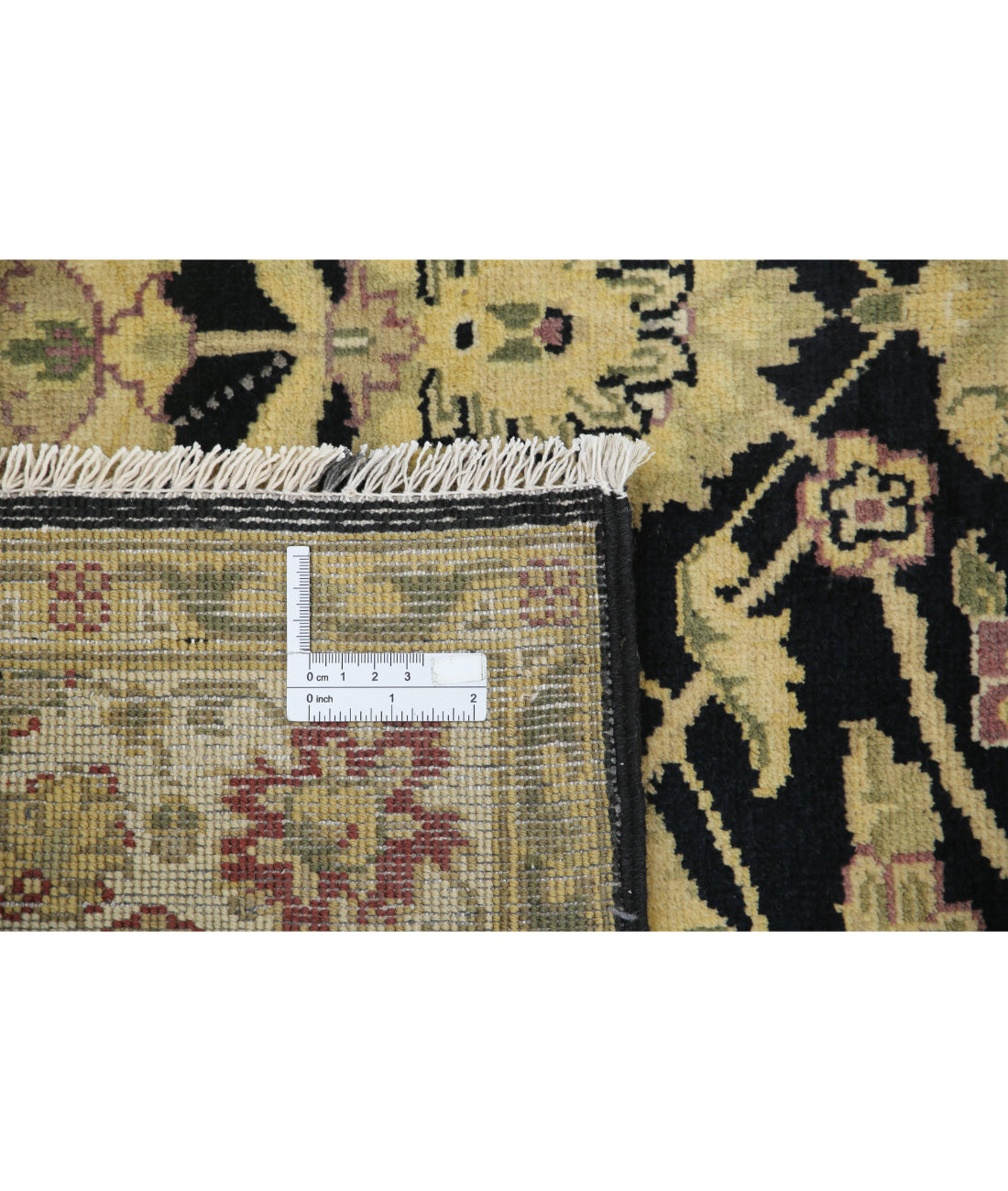 Ziegler 4'0'' X 5'9'' Hand-Knotted Wool Rug 4'0'' x 5'9'' (120 X 173) / Black / N/A