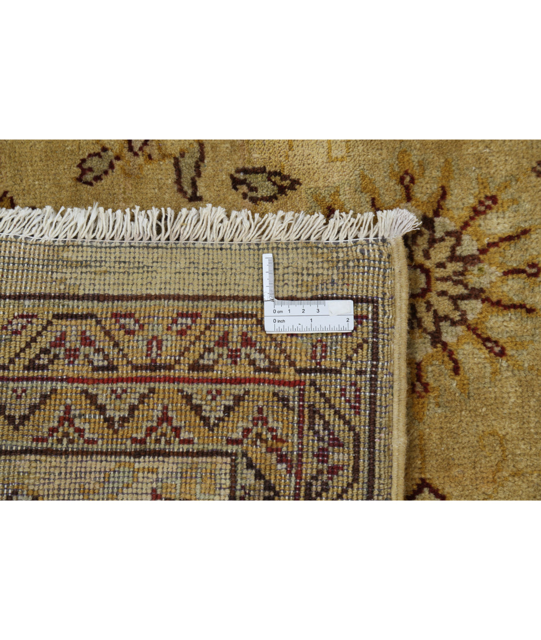 Ziegler 9'0'' X 11'7'' Hand-Knotted Wool Rug 9'0'' x 11'7'' (270 X 348) / Ivory / N/A