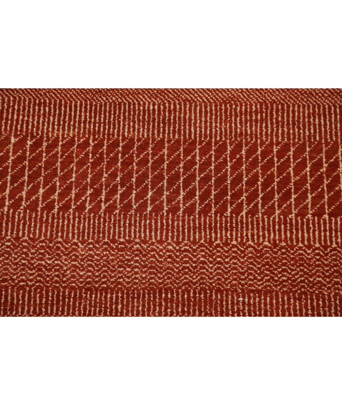 Ziegler 4'0'' X 5'10'' Hand-Knotted Wool Rug 4'0'' x 5'10'' (120 X 175) / Rust / N/A
