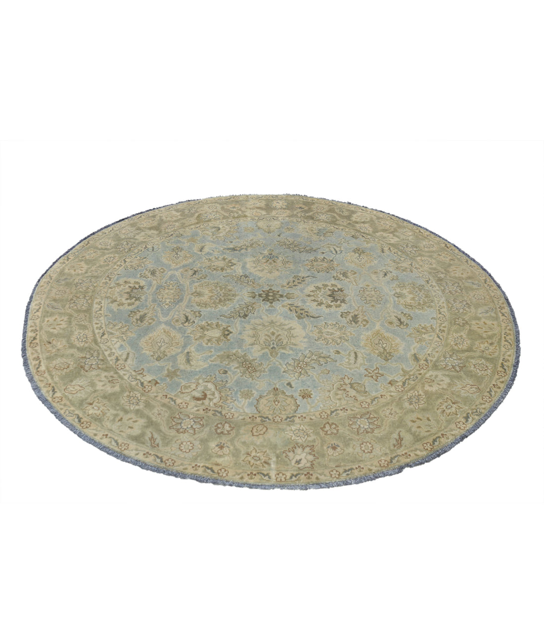 Ziegler 5'8'' X 5'10'' Hand-Knotted Wool Rug 5'8'' x 5'10'' (170 X 175) / Blue / Green