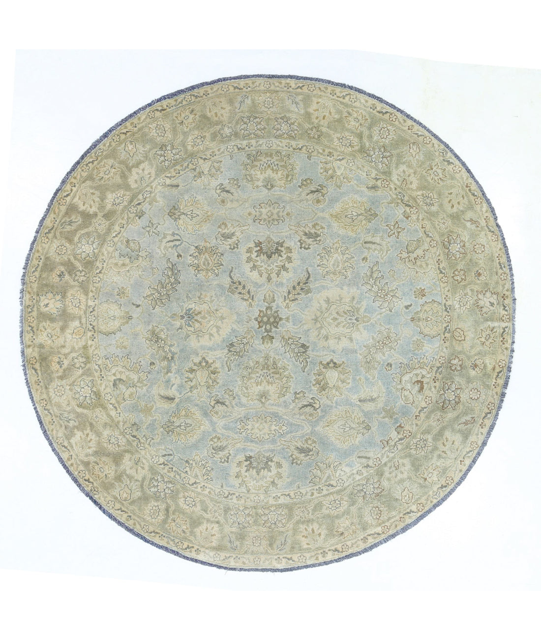 Ziegler 5'8'' X 5'10'' Hand-Knotted Wool Rug 5'8'' x 5'10'' (170 X 175) / Blue / Green