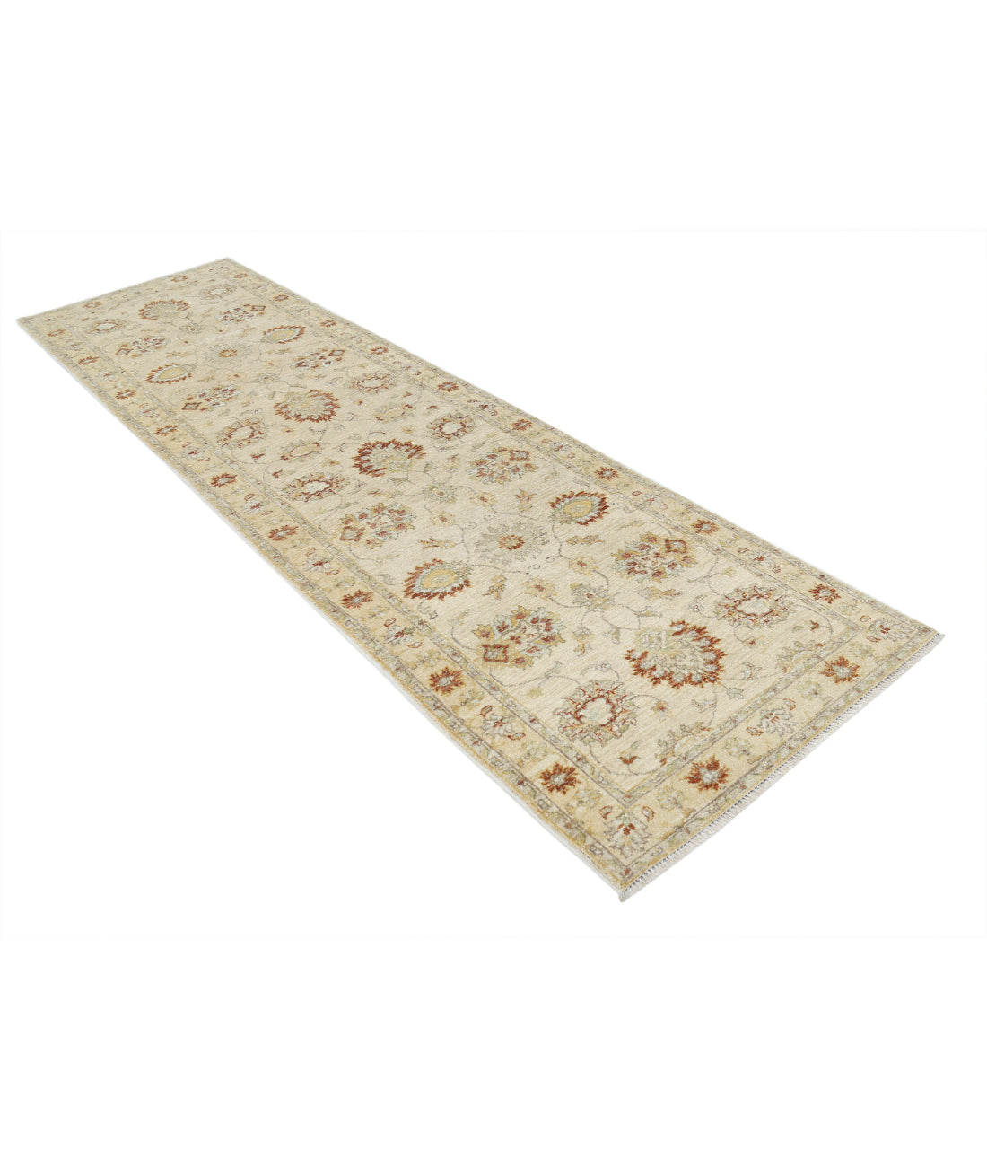 Ziegler 2'10'' X 10'0'' Hand-Knotted Wool Rug 2'10'' x 10'0'' (85 X 300) / Beige / N/A