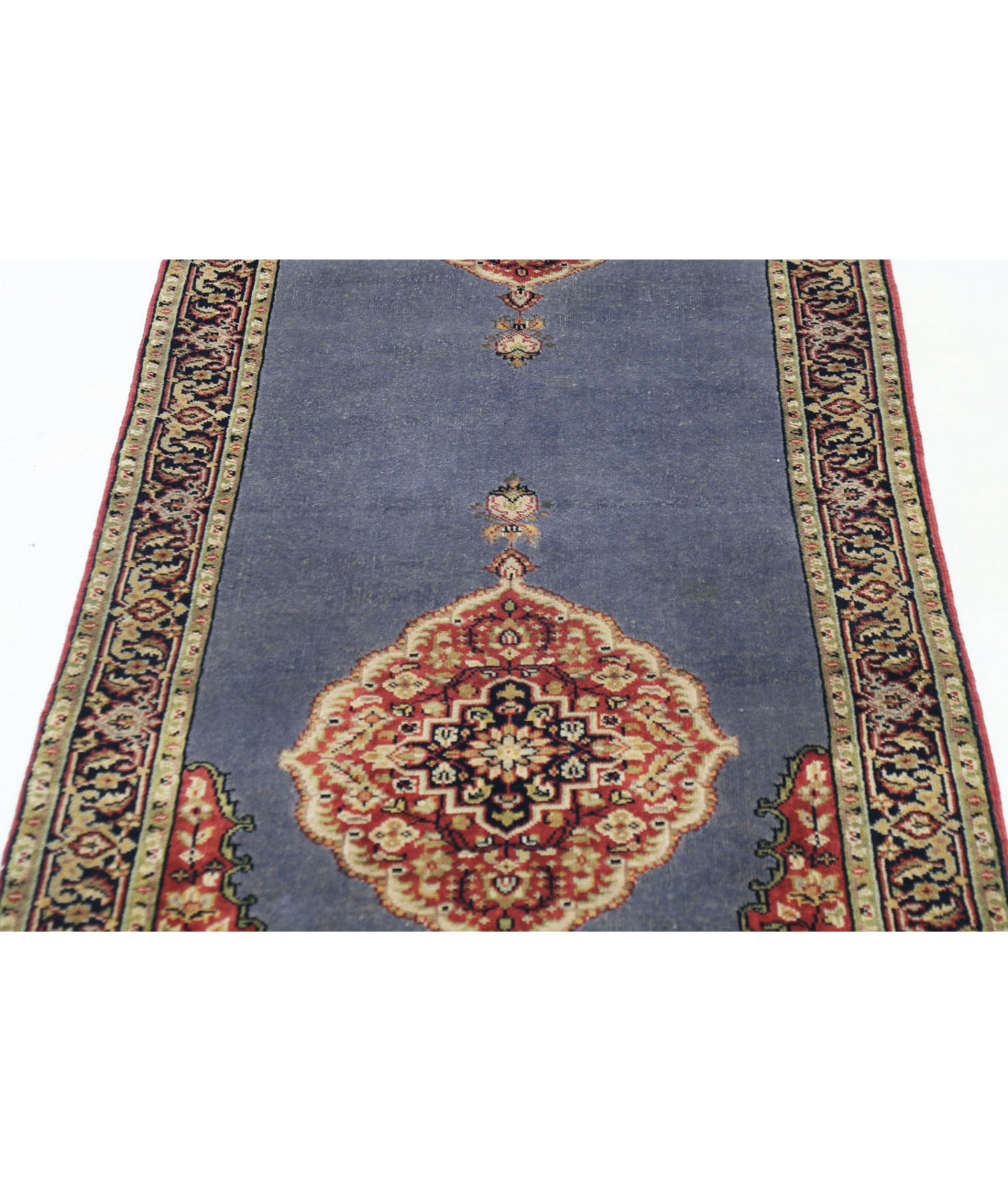 Ziegler 2'7'' X 11'10'' Hand-Knotted Wool Rug 2'7'' x 11'10'' (78 X 355) / Grey / N/A