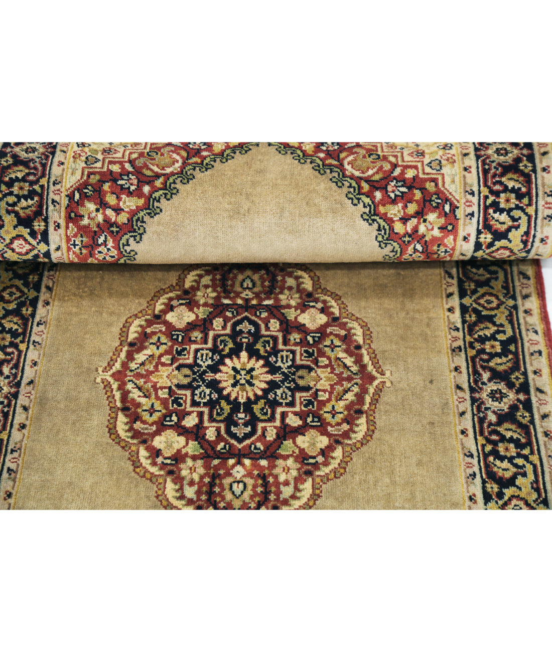 Ziegler 2'7'' X 8'0'' Hand-Knotted Wool Rug 2'7'' x 8'0'' (78 X 240) / Beige / N/A
