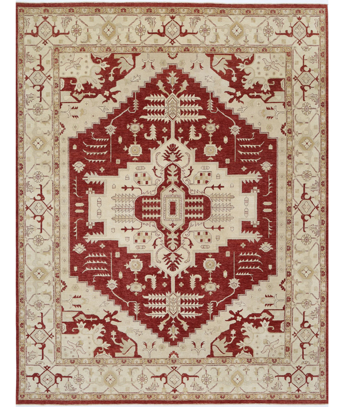 Ziegler 11'8'' X 14'11'' Hand-Knotted Wool Rug 11'8'' x 14'11'' (350 X 448) / Rust / N/A