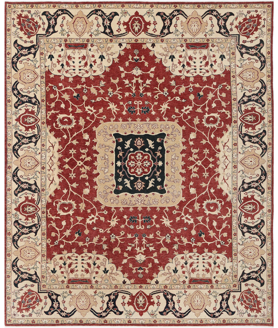 Ziegler 11'11'' X 14'8'' Hand-Knotted Wool Rug 11'11'' x 14'8'' (358 X 440) / Pink / N/A