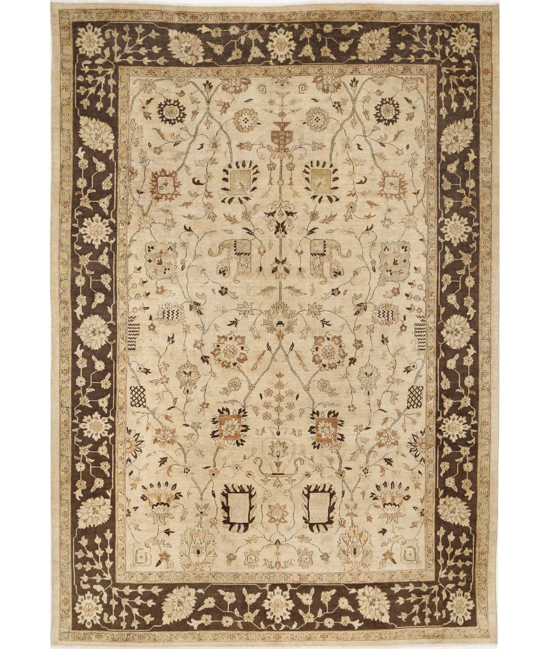 Ziegler 9'2'' X 13'2'' Hand-Knotted Wool Rug 9'2'' x 13'2'' (275 X 395) / Beige / N/A