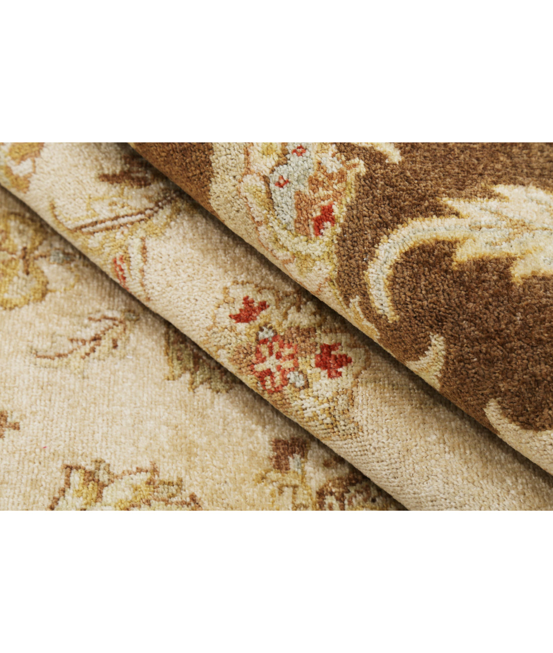 Ziegler 8'0'' X 9'9'' Hand-Knotted Wool Rug 8'0'' x 9'9'' (240 X 293) / Beige / N/A